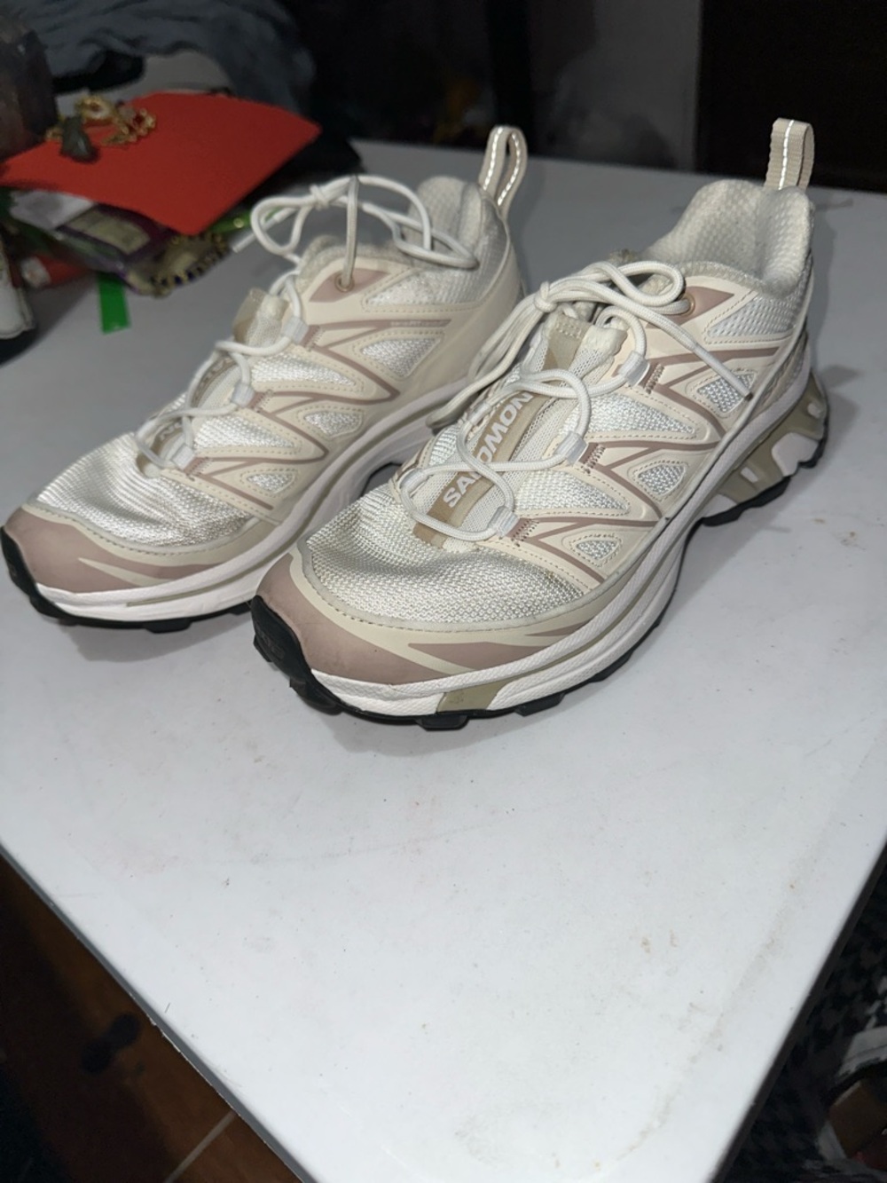 Salomon Women’s Beige and White Trail Runners
